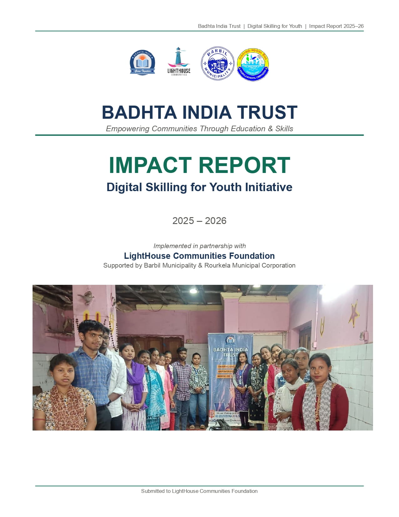 Badhta India Trust & Lighthouse Impact Report 2025-26