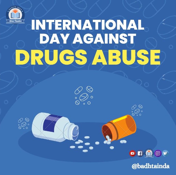 नशीली दवाओं के दुरुपयोग और अवैध तस्करी के खिलाफ अंतर्राष्ट्रीय दिवस