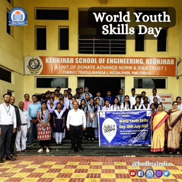 badhtaindia World Youth Skills Day 15th July 202